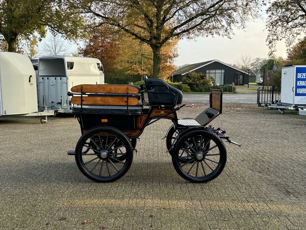 1/2 Sp. Recreatiewagen Doorloopwagen Paard